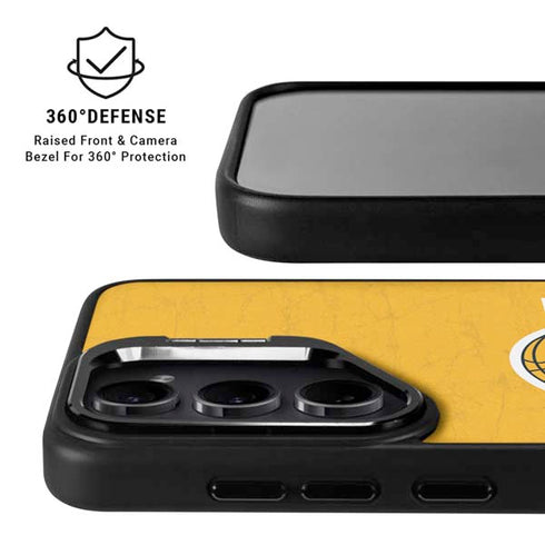 NBA Los Angeles Lakers Distressed Galaxy S25 Kickstand Case